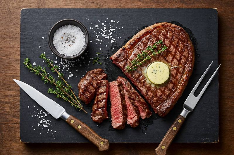 How to Sear a Perfect Steak on an Electric Grill — AI-generated food photo